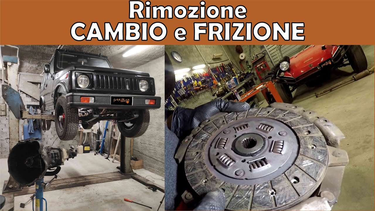 SOSTITUZIONE FRIZIONE pt.1: Rimozione - Suzuki SAMURAI SJ 410, 413, SANTANA, ...