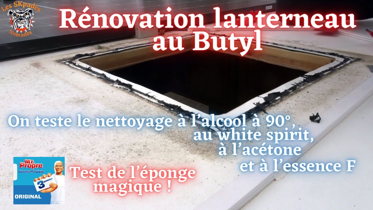 #116 Le Butyl pour rénover mon lanterneau                                 #campingcar #vanlife #DIY
