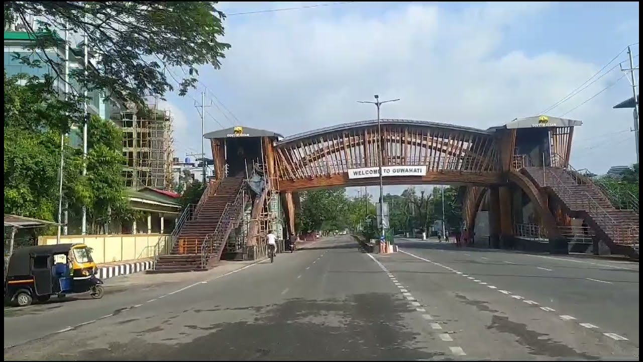 Assam 9th mile CRPF camp | khanapara  enter guwahati fast flyover