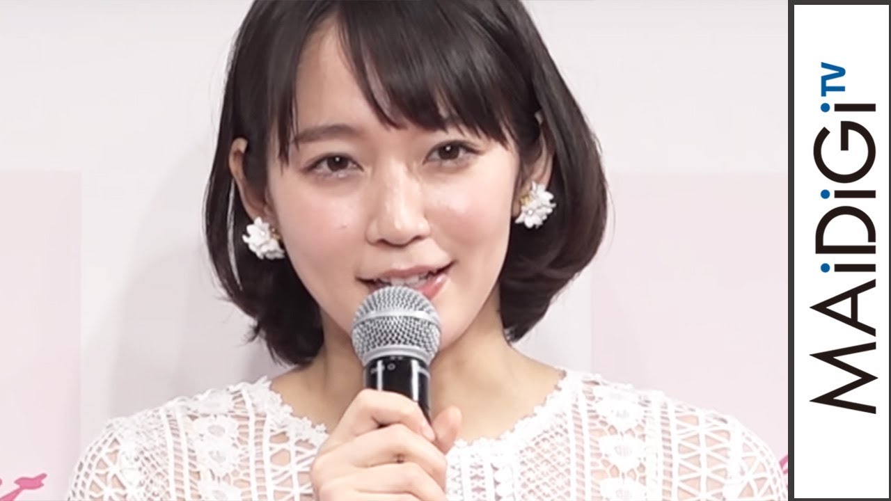 吉岡里帆、総レースワンピで春の“肌見せ”ファッション　「エンジェルハート」新イメージキャラクター就任会見2
