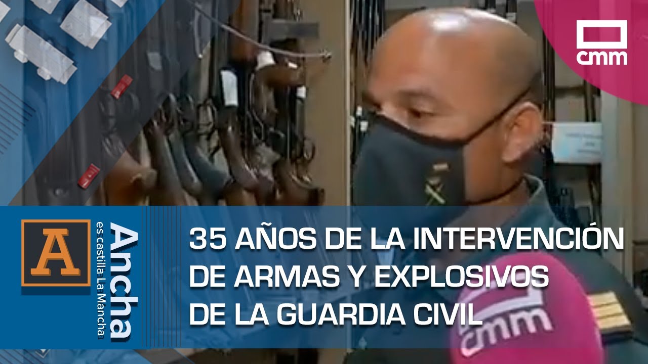 La Intervención de Armas y Explosivos de la Guardia Civil cumple 35 años