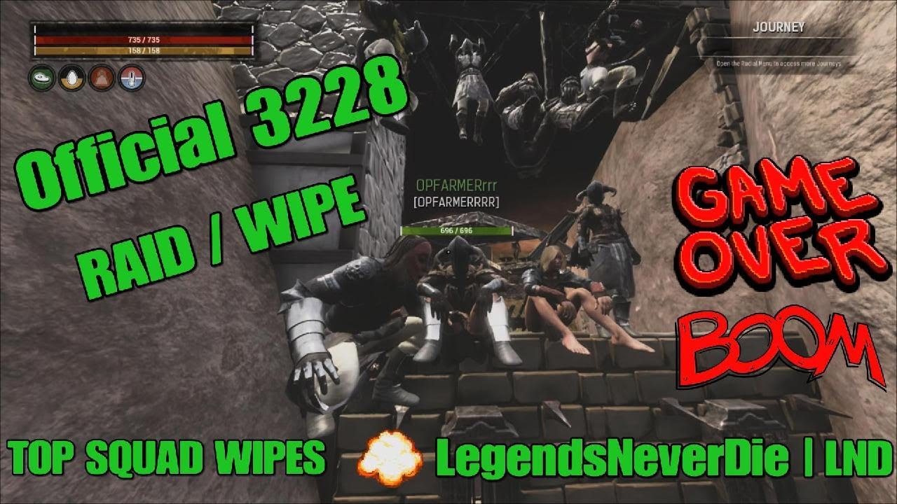 Top Squad Wipes LegendsNeverDie|LND| Conan Exiles |OFFICIAL PvP 3228|