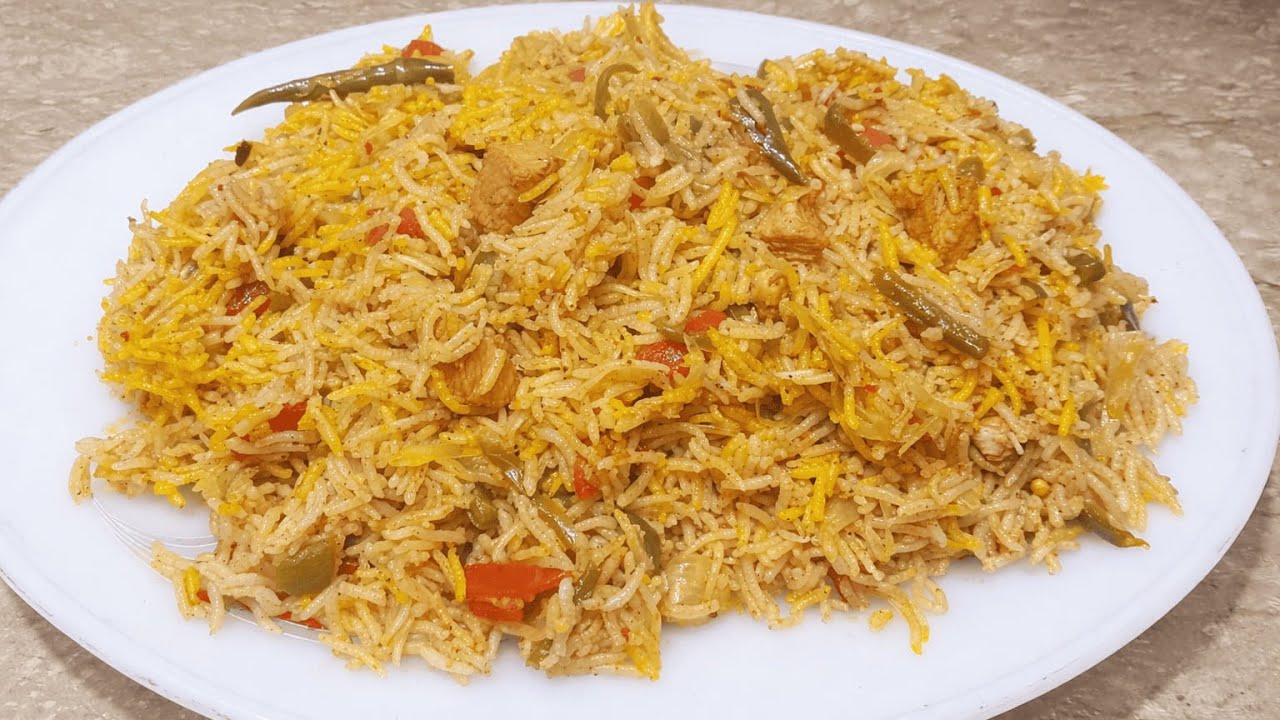 Easy Chicken Vegetable Rice | Quick & Tasty Dinner Recipe #food #homemade #youtubevideos