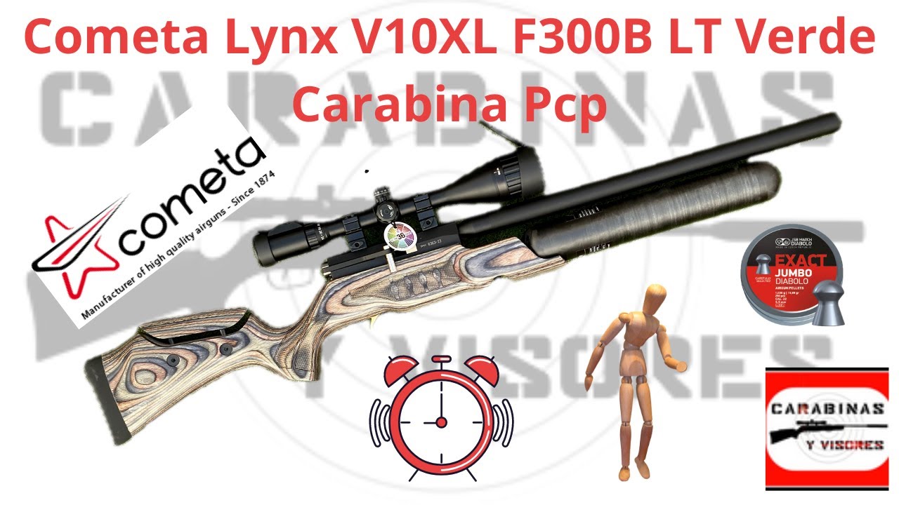 Cometa Lynx V10XL F300B LT Verde Carabina Pcp #carabinasyvisores #videoviral #viralshort