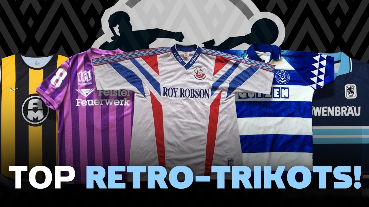 Das sind die besten RETRO-TRIKOTS der 3.Liga!