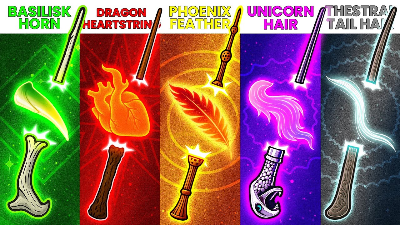 All 18 Special & FORBIDDEN Wand CORES in Harry Potter EXPLAINED in Detail