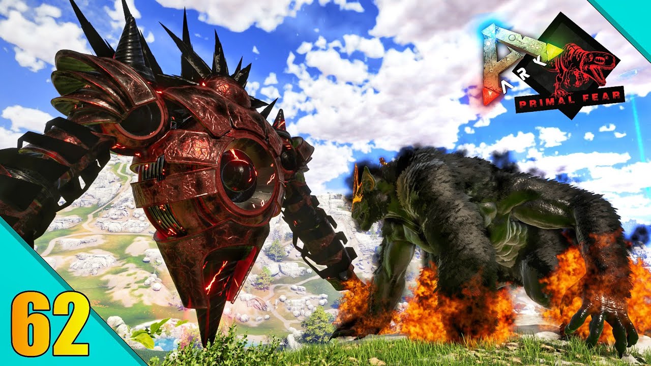 Bionic Metal Golem VS Demonic Ferox Boss Fight 🔥 : ARK Primal Fear Plus : ARK Survival Evolved : #62