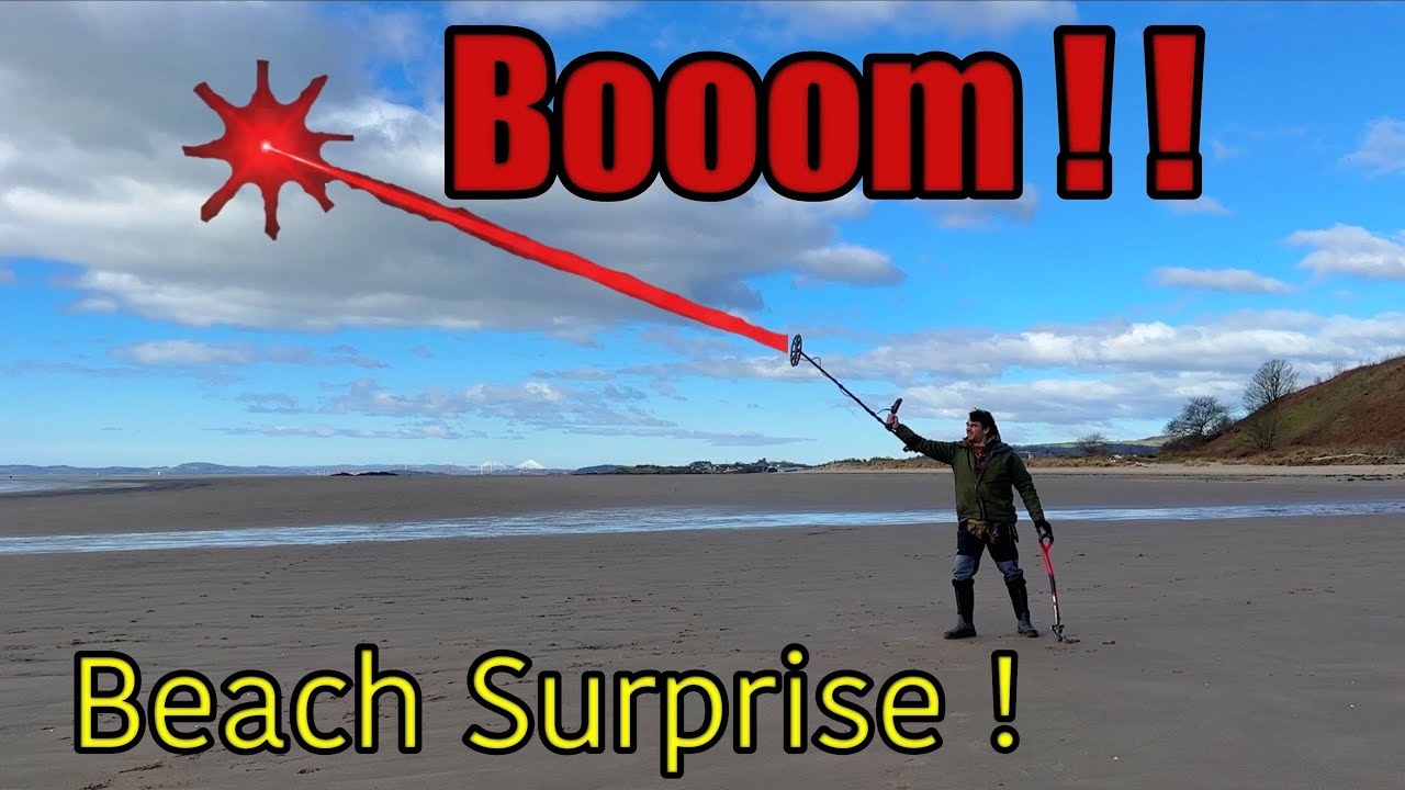 BEACH SURPRISE! Metal detecting on a beach of Scotland brings me the biggest find