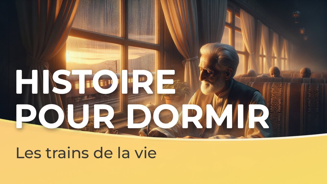 Histoire pour dormir 🚉✨ | Les trains de la vie | Voix homme