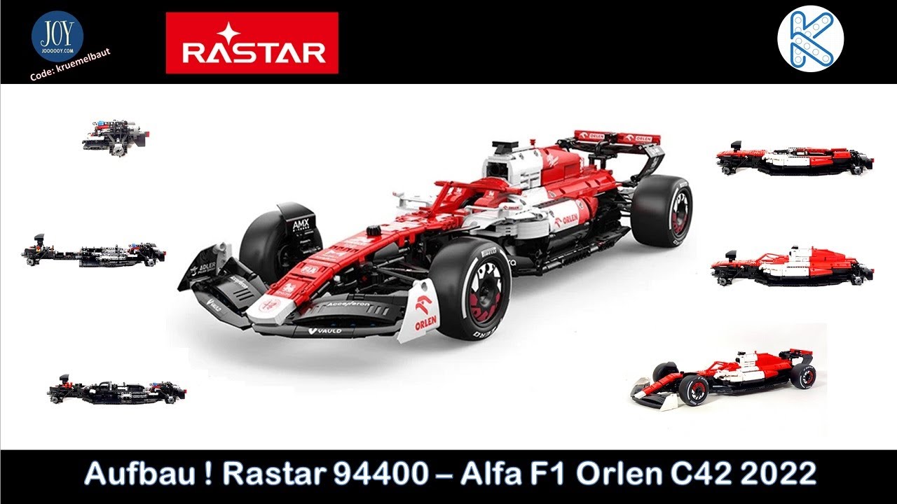 Rastar steigt ins Rennen ein! Aufbau Rastar 94400 F1 Alfa Romeo Team Orlen 2022 C42