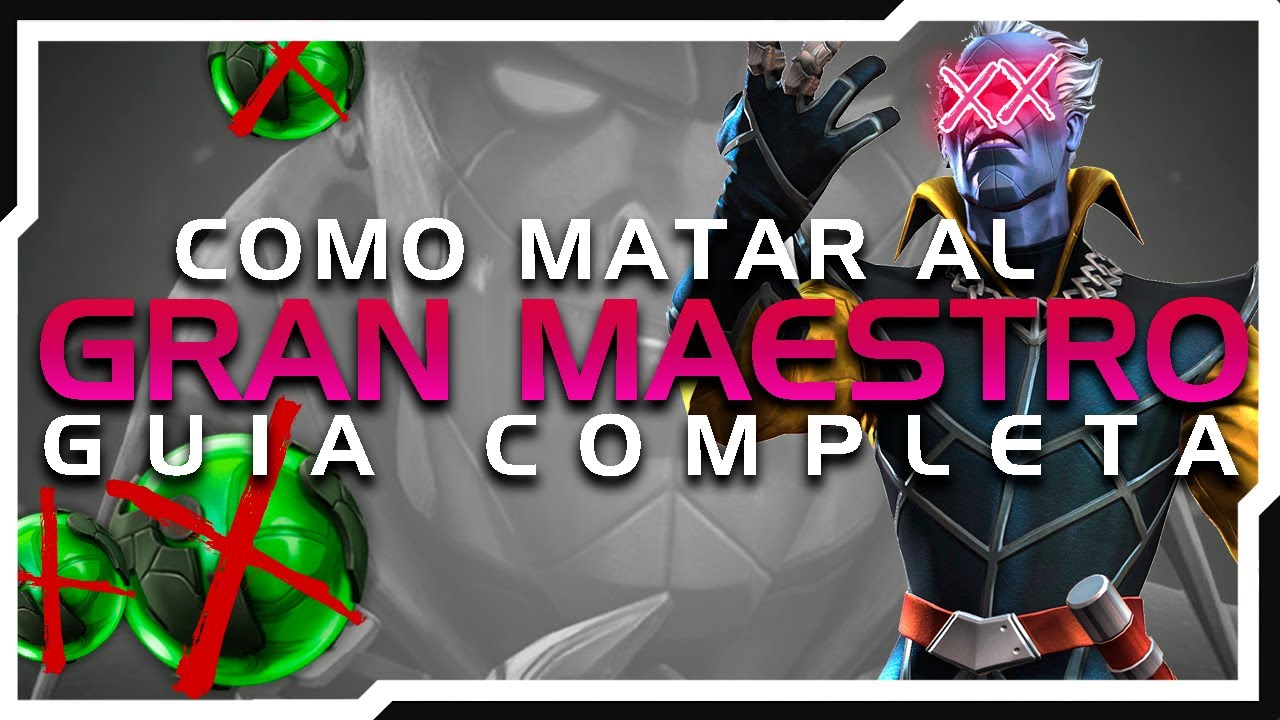 COMO DERROTAR AL GRAN MAESTRO l LA MEJOR EXPLICACIÒN DE TODAS SUS FASES l MCOC