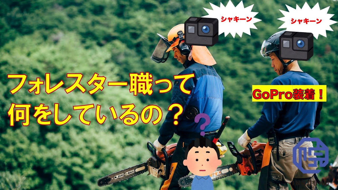 フォレスター職の社員にGoProを付けてみた（前編）