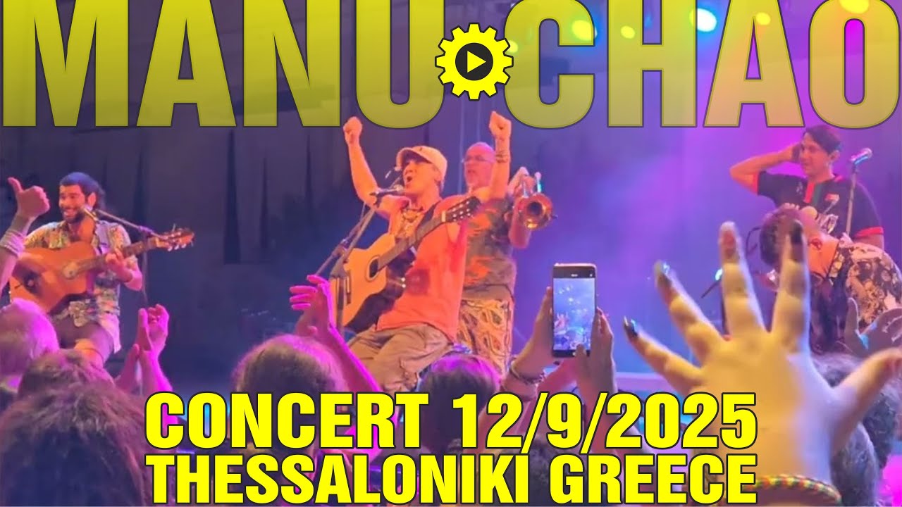 MANU CHAO - Concert 12/9/2025 #live @Moni Lazariston - Thessaloniki - Greece