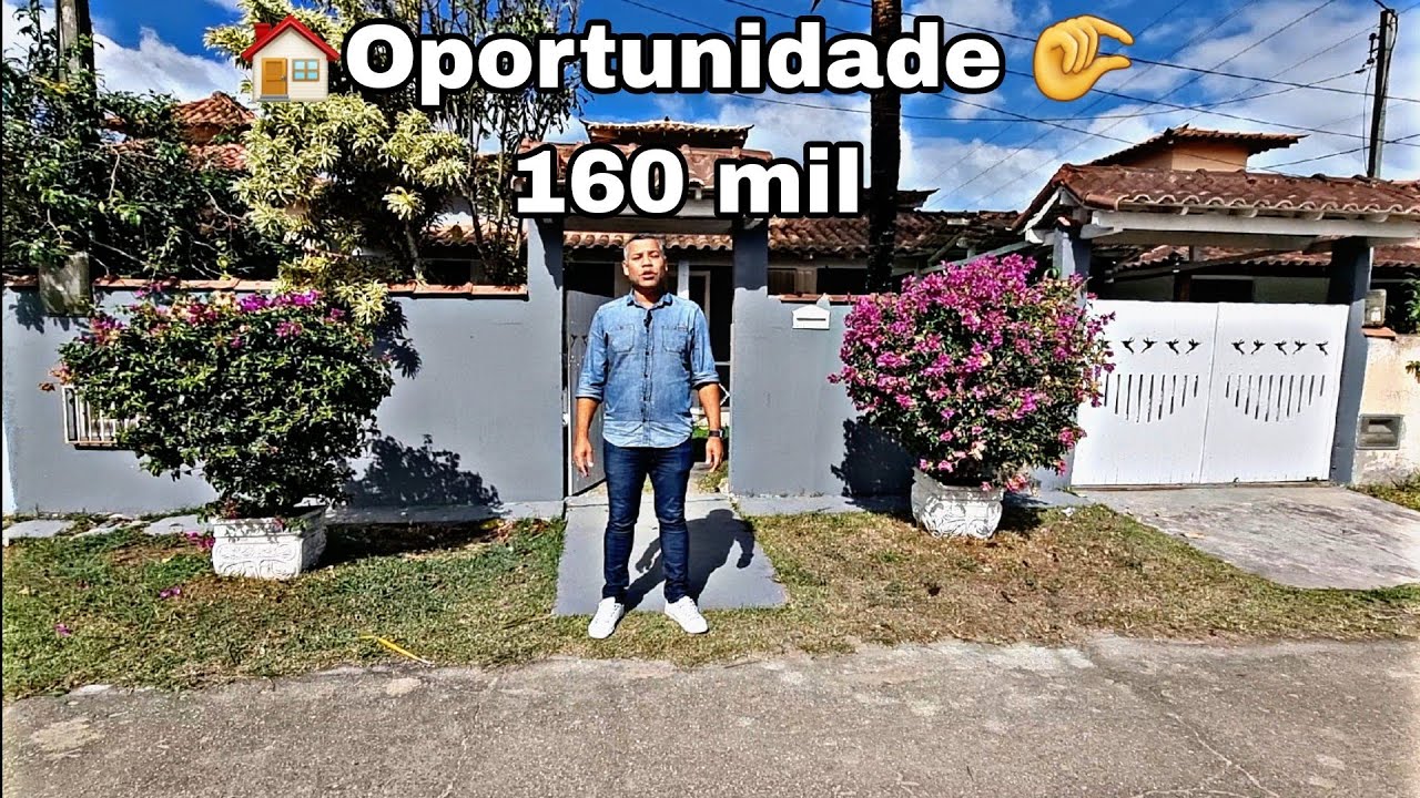 Excelente oportunidade, casa à 100m da rodovia, pertinho da praia com 02 quartos, apenas 160mil.