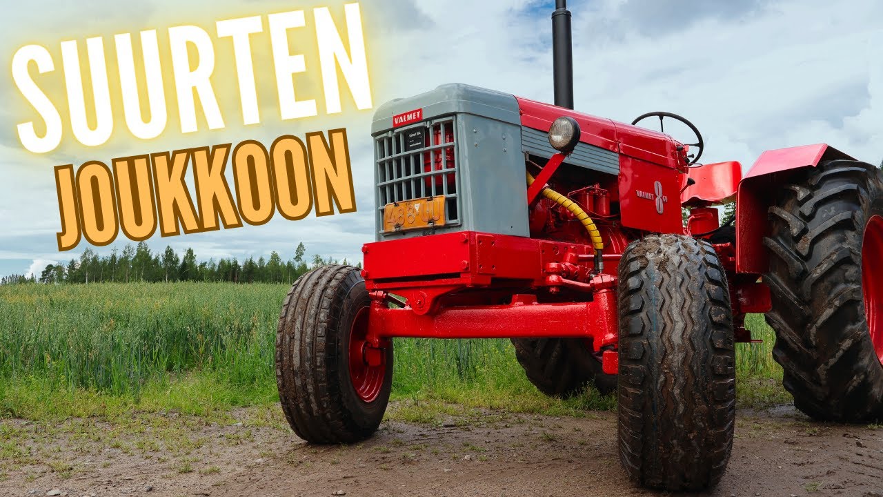 Harvinainen iso 60-luvun Valmet 864