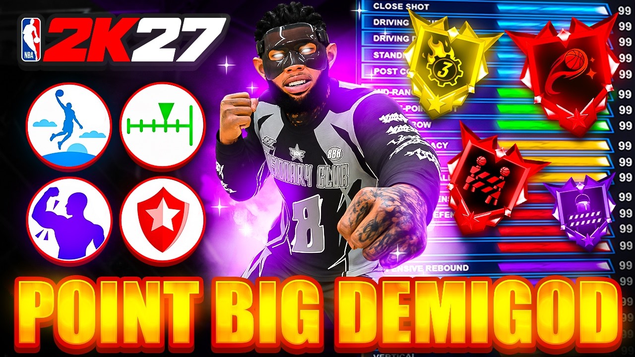 The BEST Power Forward Build in NBA 2K27 🏅 UNSTOPPABLE DEMIGOD!