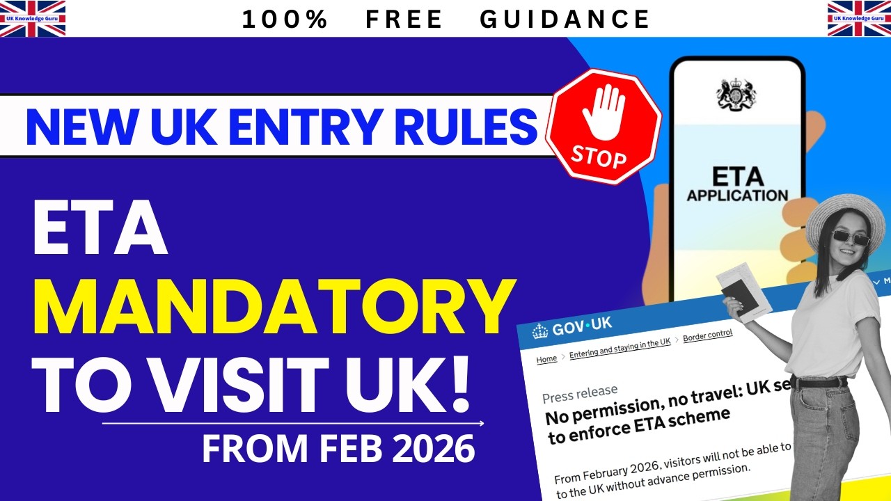 UK Electronic Travel Authorisation ETA 2026 | New Mandatory Travel Rule &mdash; No ETA, No Entry