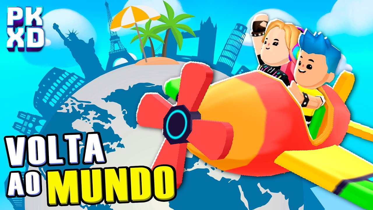 🛩️ Viagem de VOLTA ao MUNDO no PK XD | Visitamos Vários Países