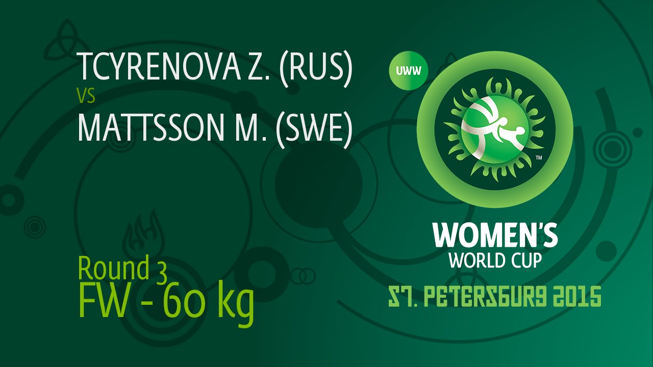 60 kg - Malin Johanna MATTSSON (SWE) df. Zhargalma TCYRENOVA (RUS), 4-1