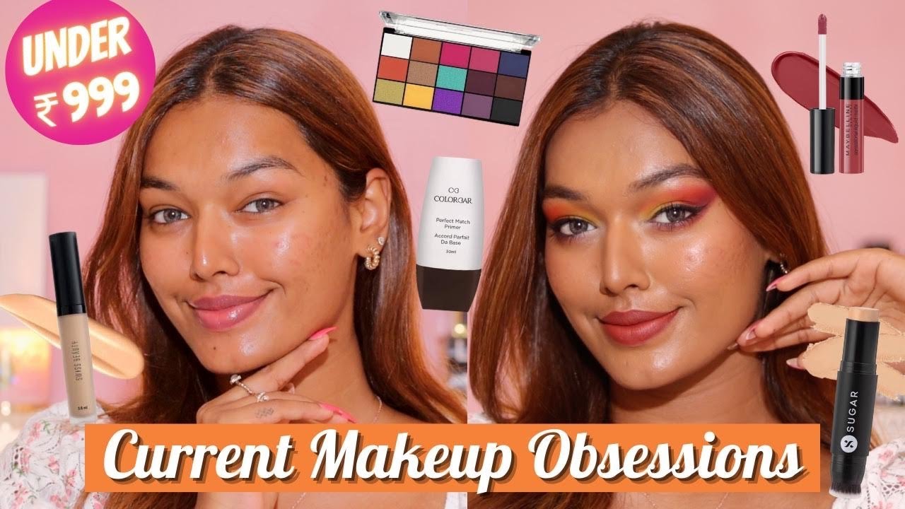*UNDER RS.999* My Makeup Obsessions on @Myntra  | Sunset Makeup Look| Sarah Sarosh #MyntraBeautyBash