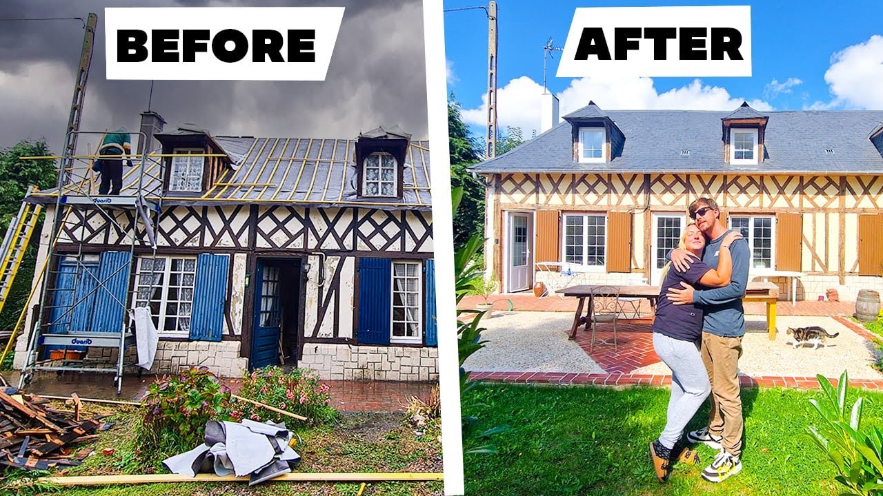 TIMELAPSE  RENOVATION - A COUPLE RENOVATE A FRENCH HOUSE IN 30 MINUTES