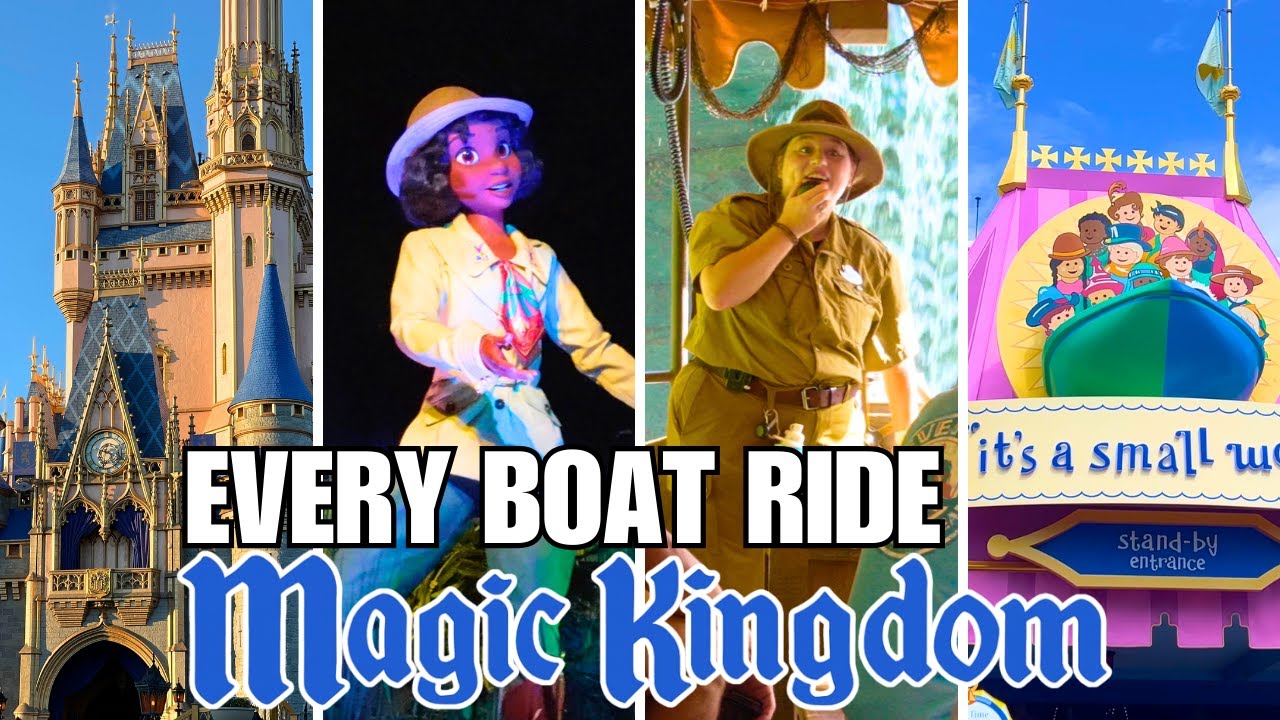 We Rode EVERY Magic Kingdom Boat Ride… From Jungle Cruise to Tiana’s!