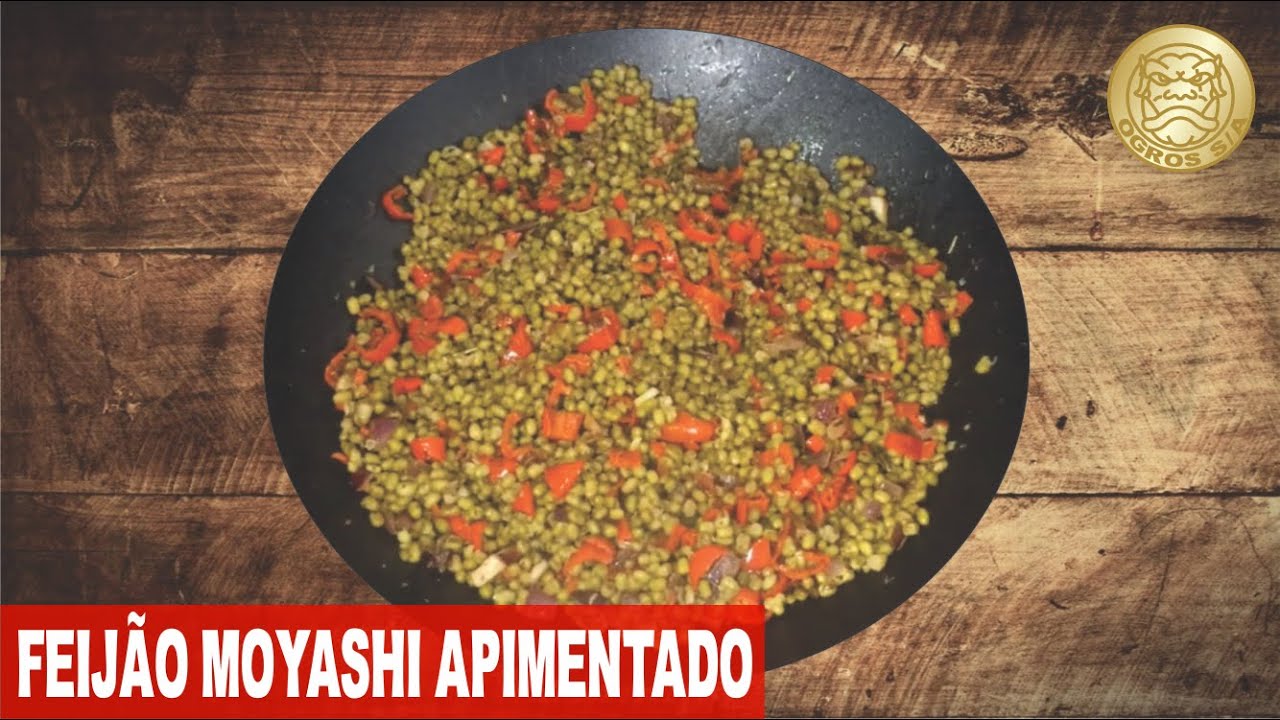 Feijão Moyashi Apimentado (Veja como fazer o Feijão Mungo ou Feijão da China com Pimenta)