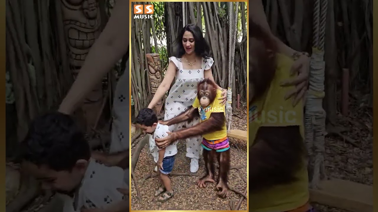 Miya george 🤣 இதுக்கு பேருதான் குரங்கு சேட்டை போல..!