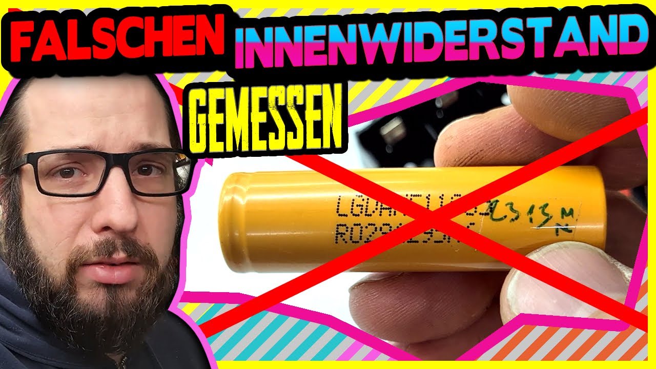 Innenwiderstand falsch gemessen... Warum? Übergangswiderstand der Klemmverbindung vom Opus BT-C3100