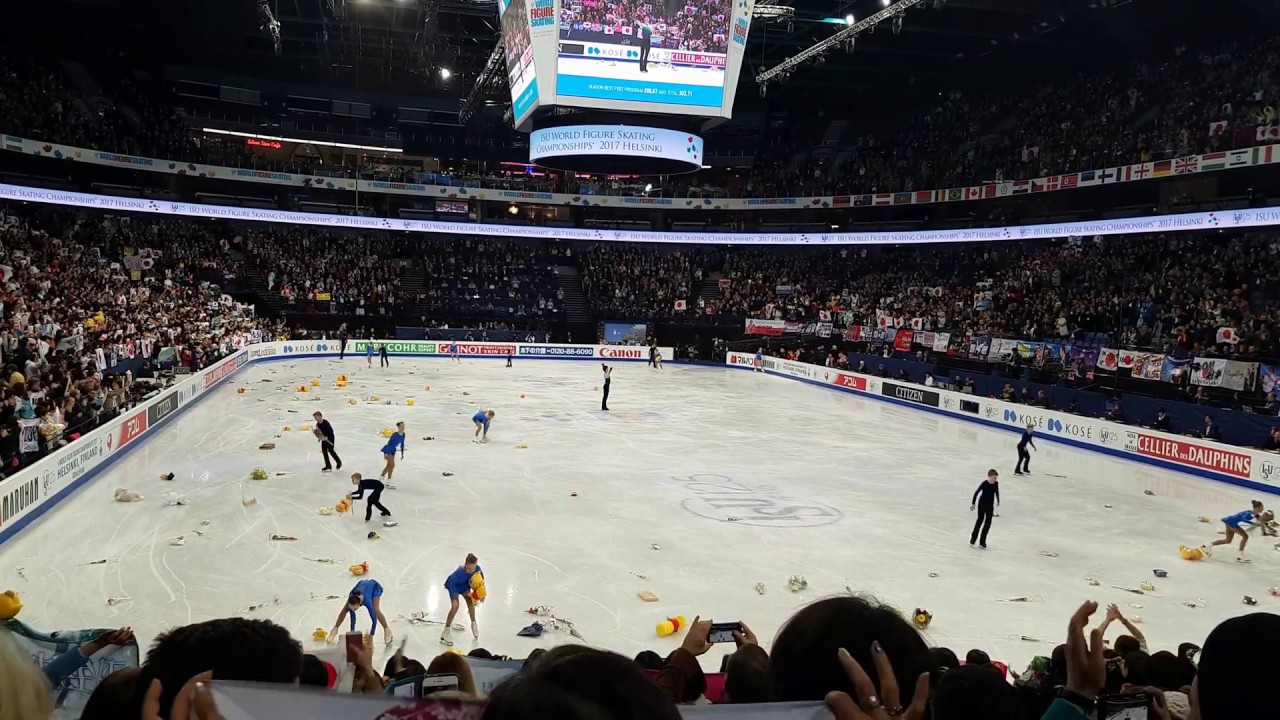 Yuzuru Hanyu applause after LP #Helsinki2017