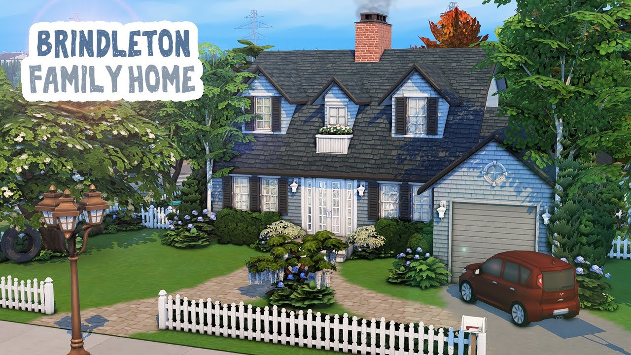 Дом семьи Бриндлтон || The Sims 4: Скоростное строительство