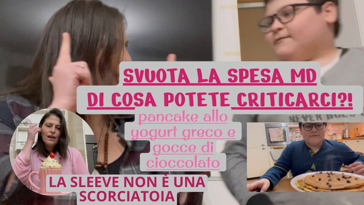 Svuota la spesa MD/di cosa potete criticarci?!/preparo la colazione/la sleeve non è una scorciatoia*