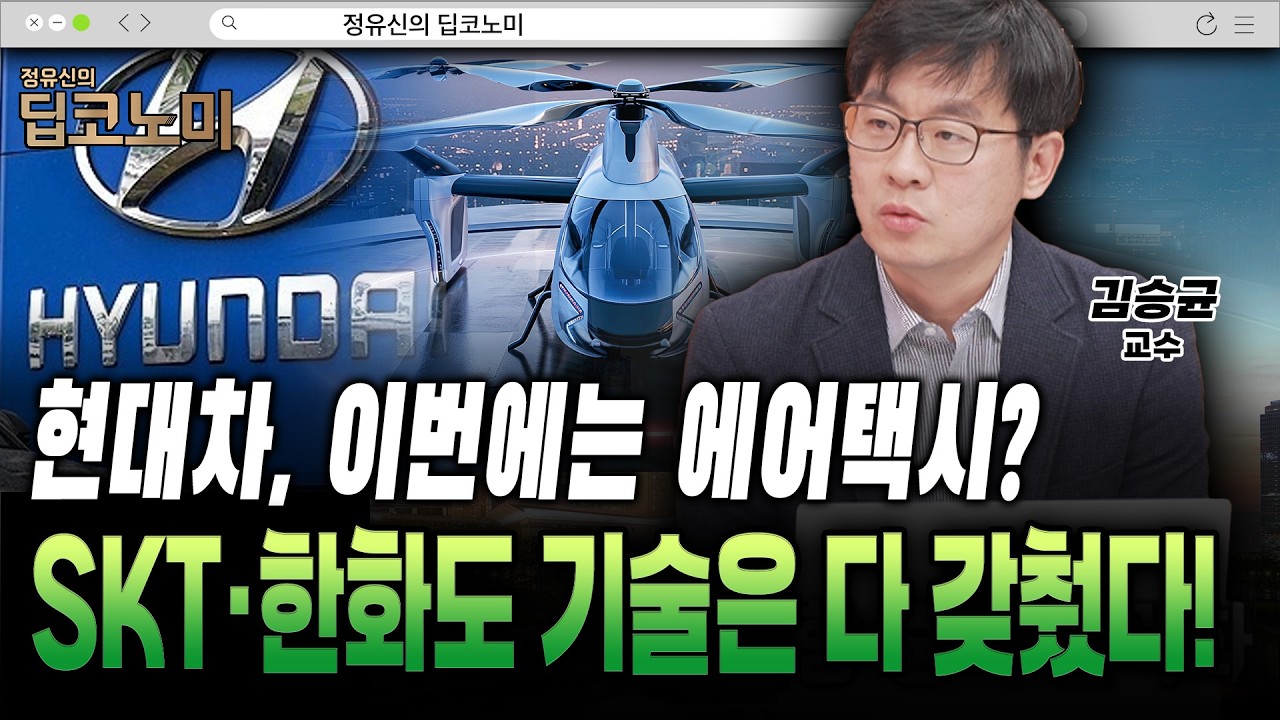 에어택시, 기체·통신·엔진…한국 풀세트 [김승균 교수]