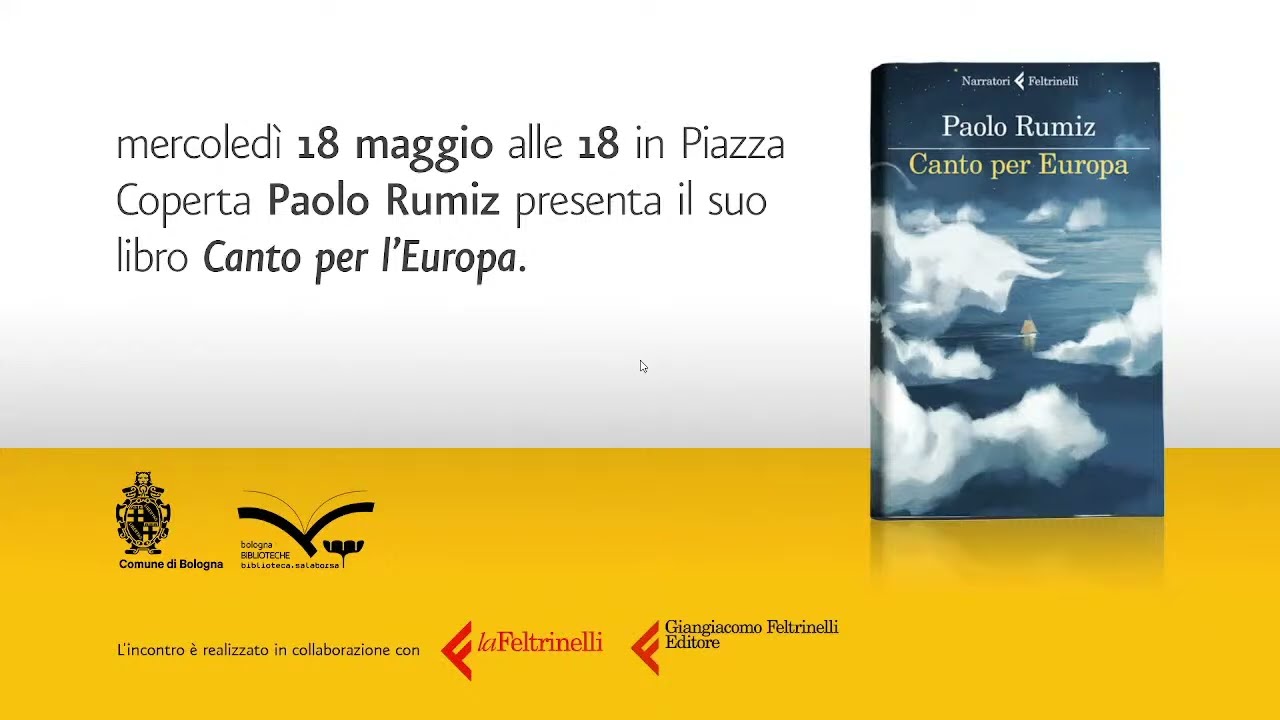 Paolo Rumiz - Canto per l'Europa