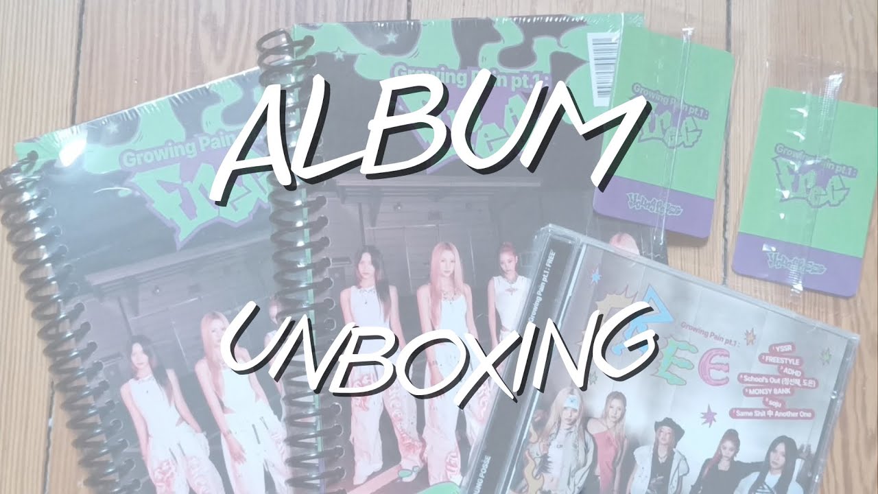 Unboxing YOUNG POSSE 4th EP Album Growing Pain pt.1: FREE | Распаковка альбома YOUNG POSSE