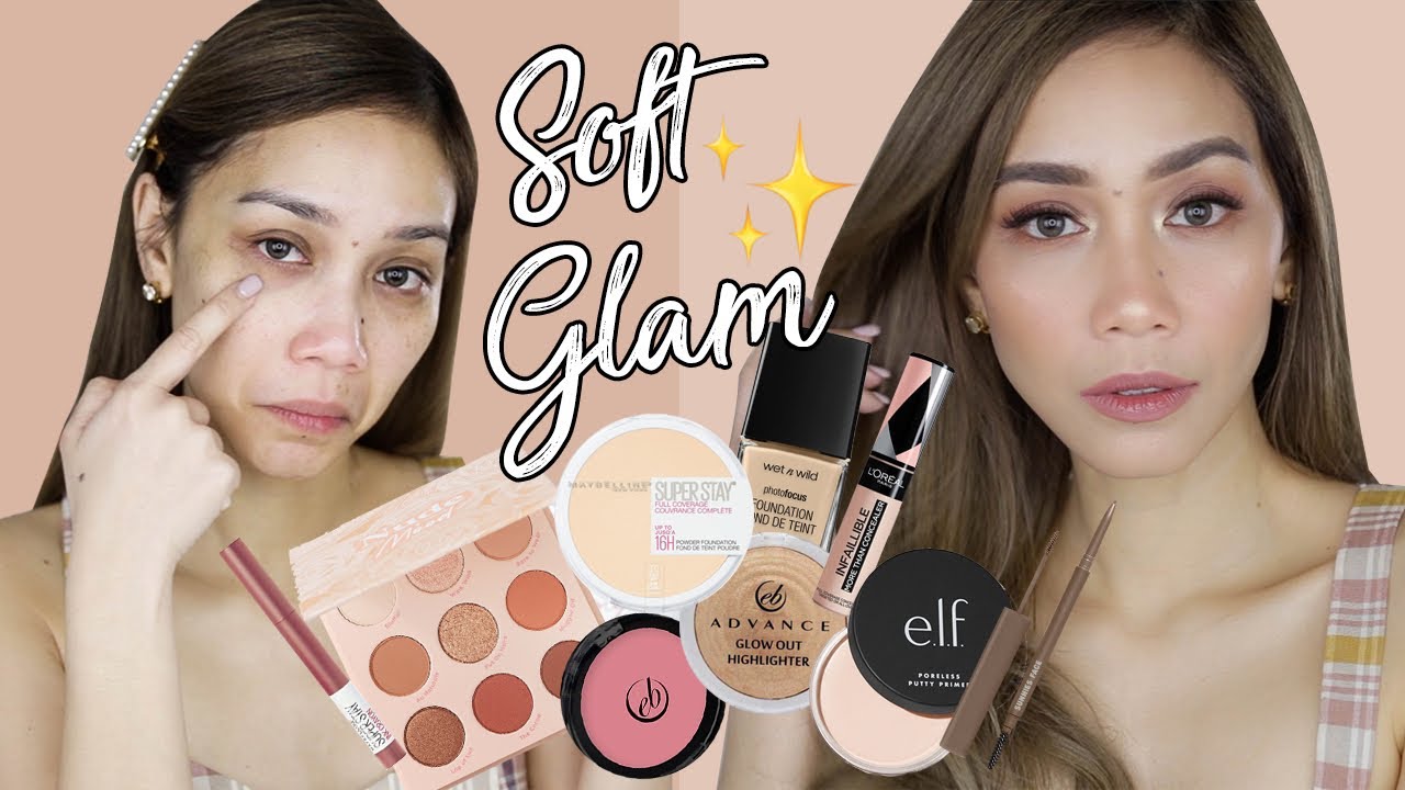 EVERYDAY SOFT GLAM MAKEUP (LOCAL/DRUGSTORE PRODUCTS) | Philippines
