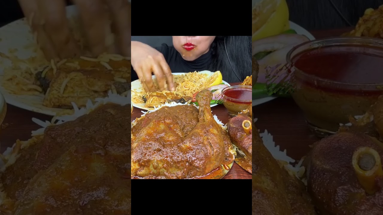 ASMR: EATING SPICE 🥵 FISH CURRY 🤤🔥 WITH RICE 🔥||MUKBANG||ASMR SHOW||ASMR SHORTS