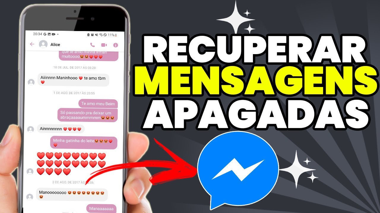 Como RECUPERAR MENSAGENS APAGADAS do MESSENGER do FACEBOOK no CELULAR! (RECUPERE TODAS AS CONVERSAS)