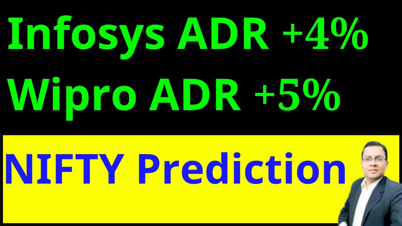 Wipro Adr 5% 🚀 Infosys ADR 4% 🟢 NIFTY Prediction for Monday 🟢 Bank Nifty Prediction