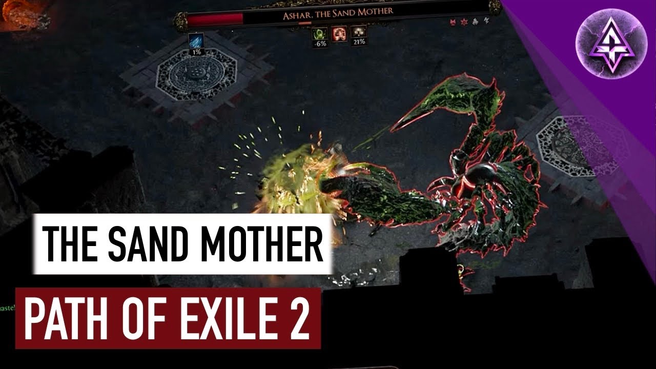 Path of Exile 2 - Ashar, The Sand Mother - Boss Fight
