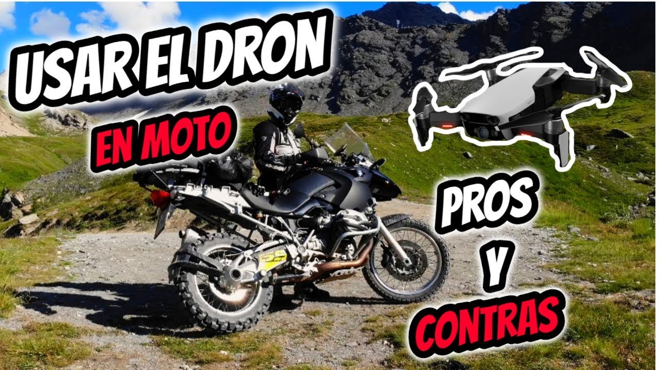 Usar el DRON en MOTO 🎥 Pros y Contras ! DJI Mavic Air