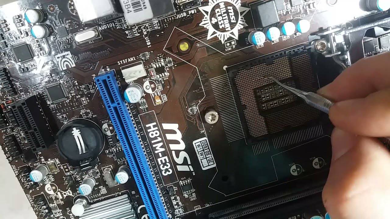 COMO DESENTORTAR PINOS DO SOQUETE DO PROCESSADOR DE PLACA-M&Atilde;E INTEL