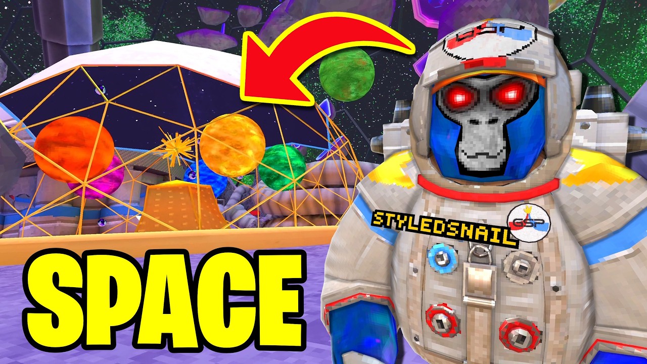 Gorilla Tag's INSANE New Space Update! (New Map)