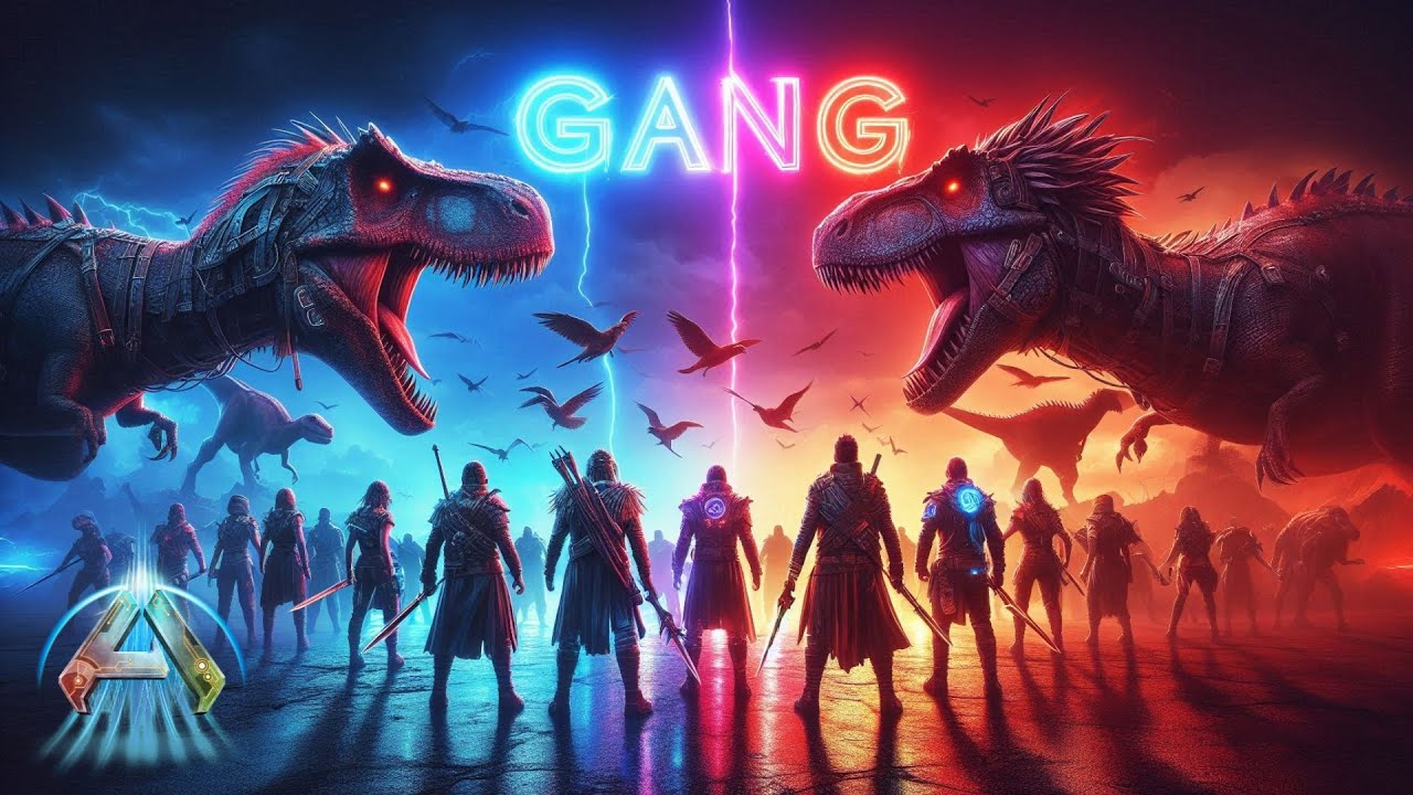 Ark Ascended Official PvP | Gang Gang | Wiping Caves/Tower | highlights