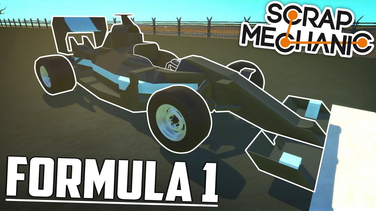 FORMULA 1 RACECAR and MYSTERY CAR!? - Scrap Mechanic Creations! - Episode 109