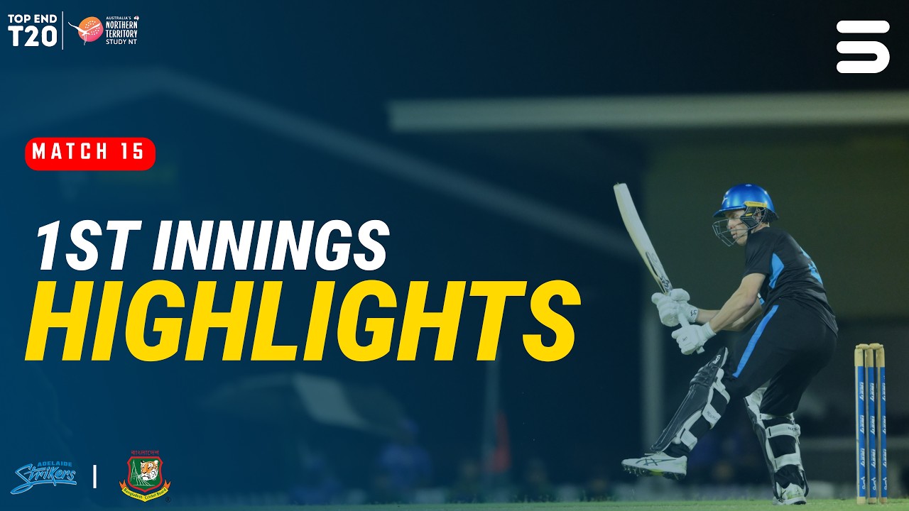 1st Innings Highlights | Strikers vs Bangladesh | Match 15 | Top End 2026 | ZP1U