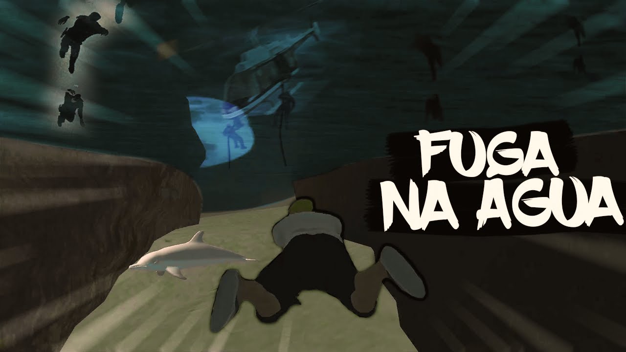GTA MTA RP - NADAMOS POR MAIS DE 1 HORA PRA FUGIR DA POLICIA (ft.@Lucaumk)