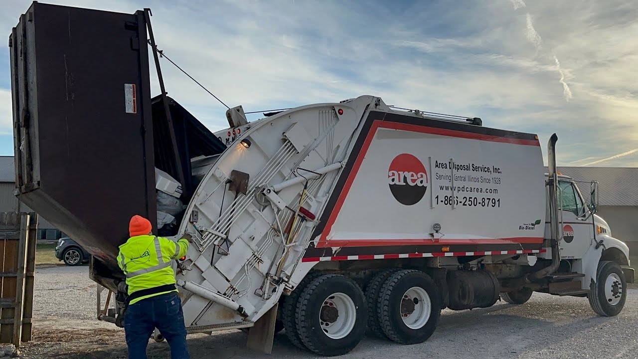 Area Disposal Sterling McNeilus Rear Loader Garbage Truck -Massive Dumpsters
