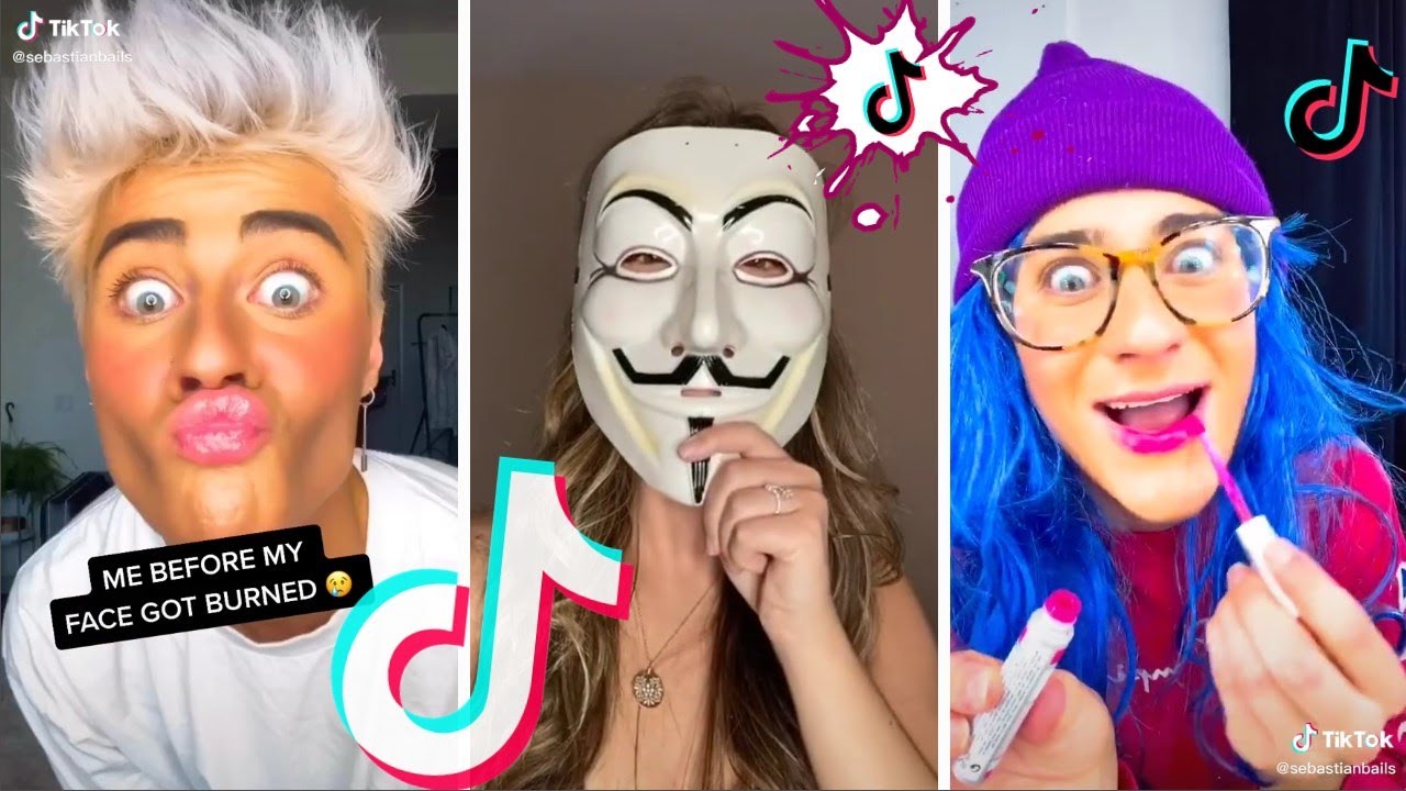 FUNNY TIK TOKS VIDEO (w/Titles) Try Not To Laugh Funny Skits May 2020 #1