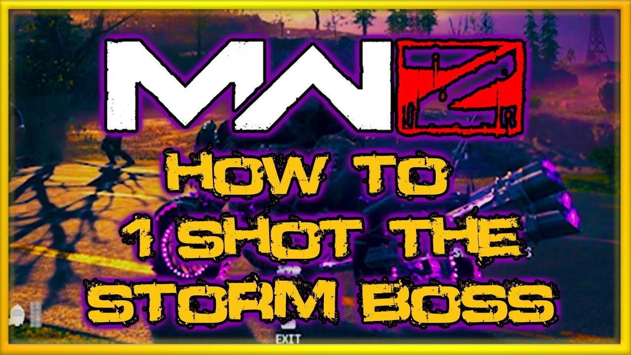 Modern Warfare III How To 1 Shot The Storm Boss! #mw3zombies #callofduty #callodutyzombies